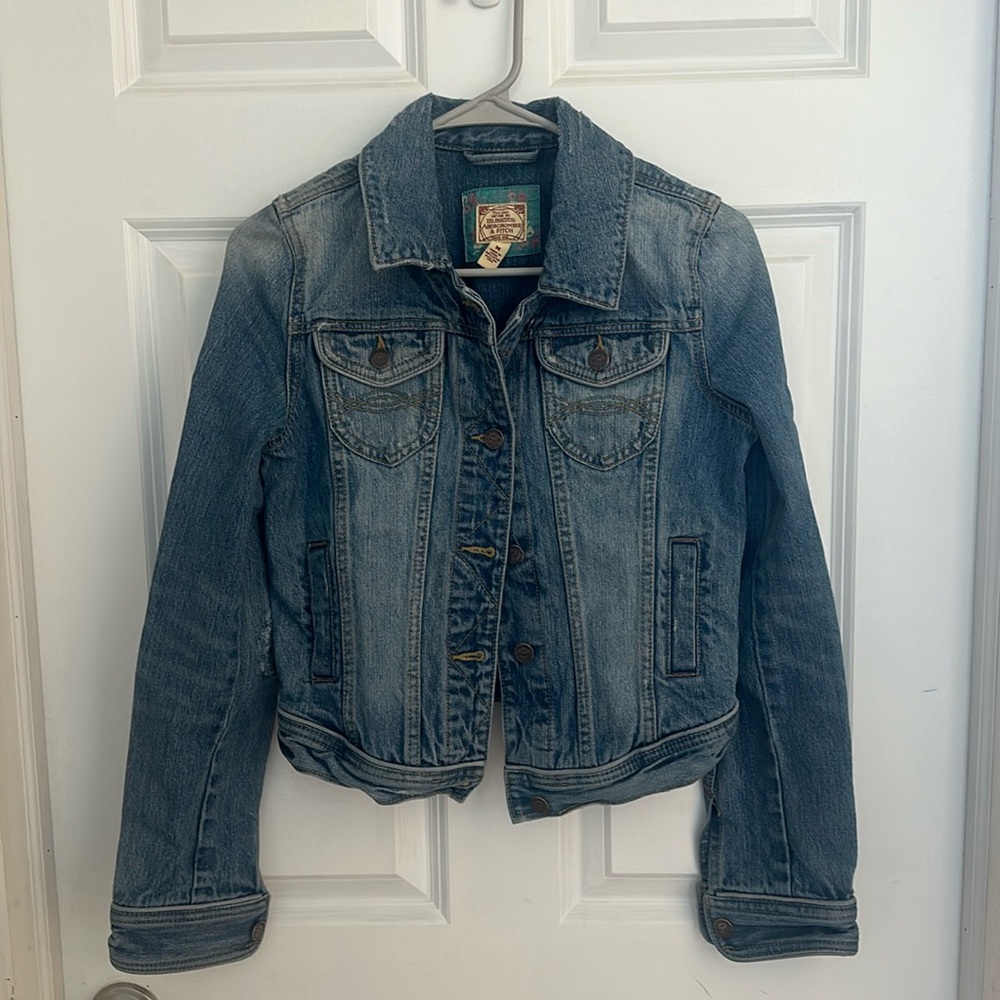 Vintage Abercrombie and Fitch Denim Jacket Size Medium